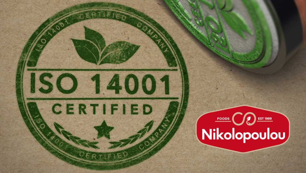 Η Nikolopoulou απέκτησε σύστημα περιβαλλοντικής διαχείρισης σύμφωνα με το πρότυπο ISO 14001:2015 