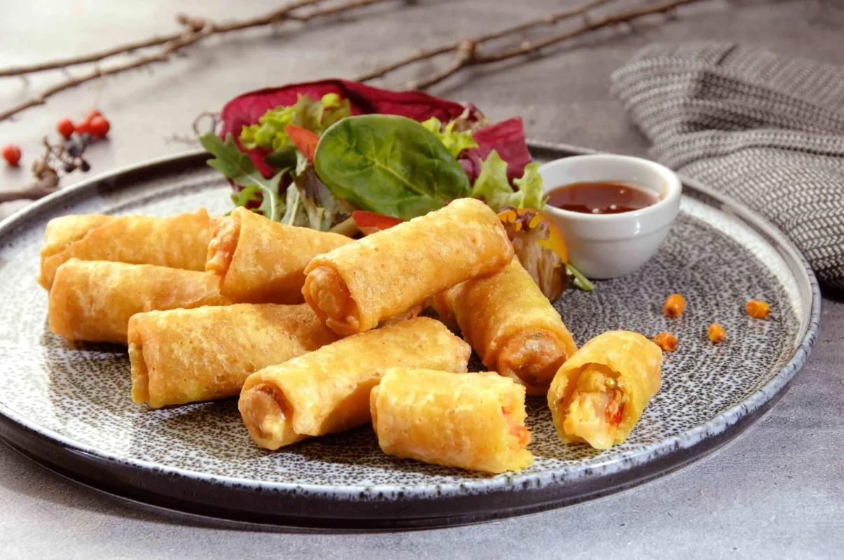 Mini Spring Rolls ψημένα 30g με φρέσκα λαχανικά – προϊόν χονδρικής για επαγγελματίες εστίασης