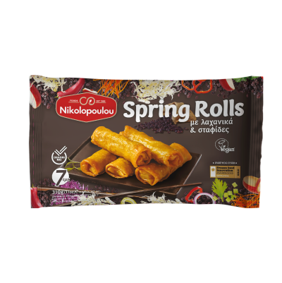 Spring Rolls με λαχανικά & σταφίδες